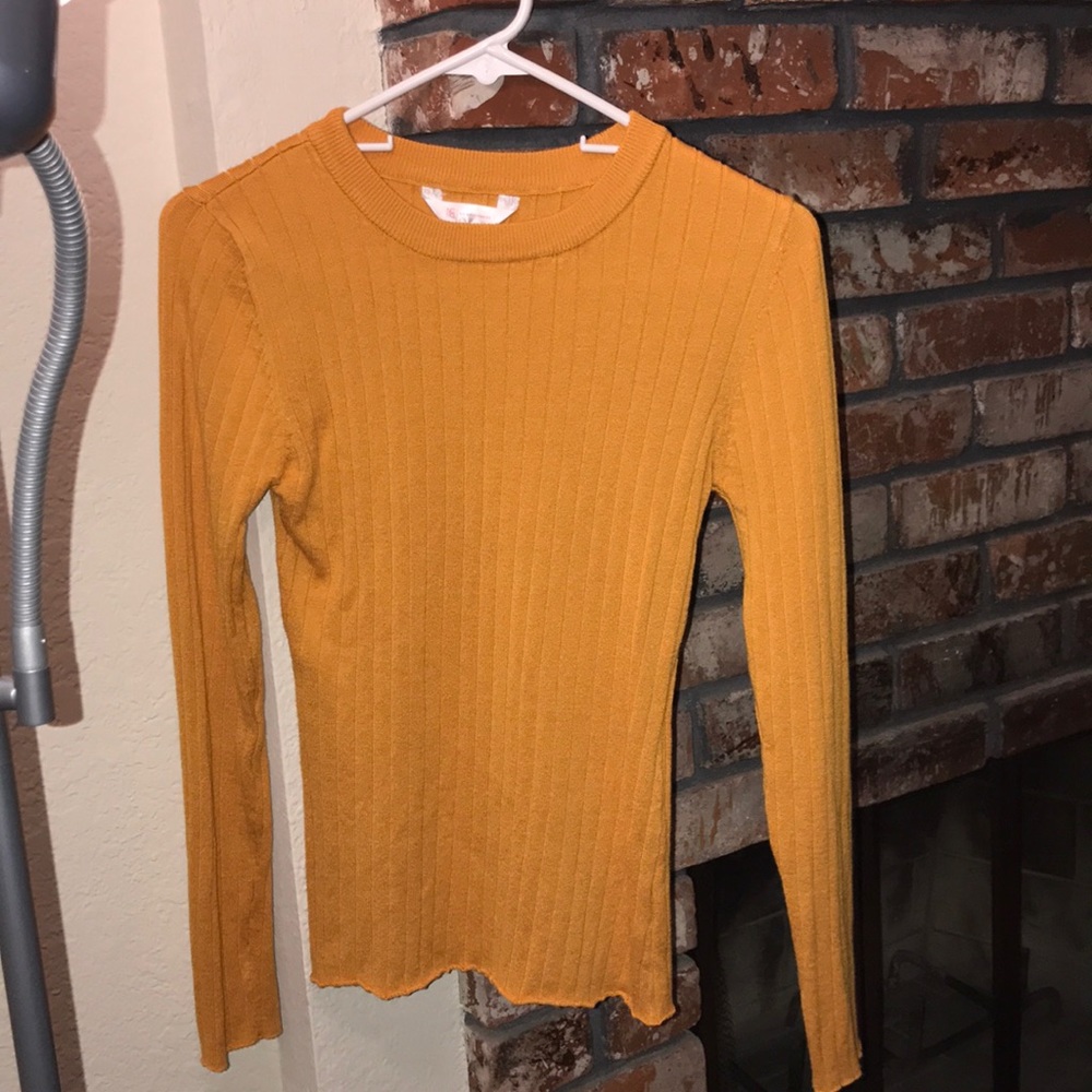 autumn orange long sleeve